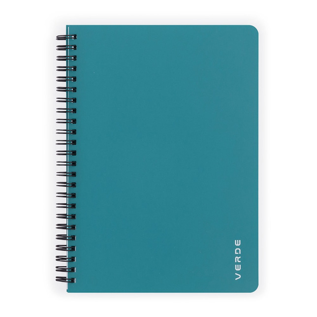 A5-ös Zöld dupla spirálos blokk