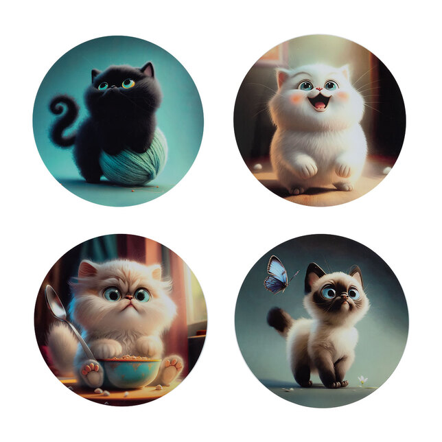 Ľahká školská taška Topgal ENDY s mačiatkami 23037