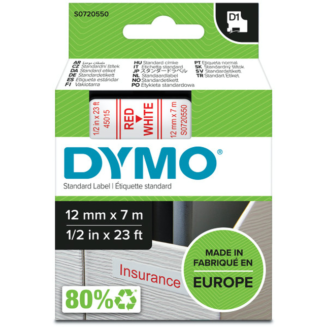 DYMO pásky D1 12mm štandard