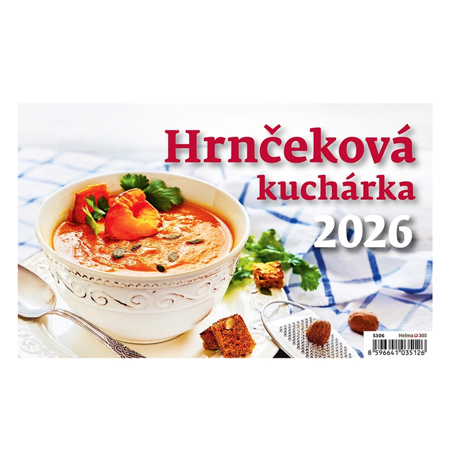 Kalendár stolový Hrnčeková kuchárka S306-26 / 2026