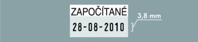 4850 dátumovka s text. doskou