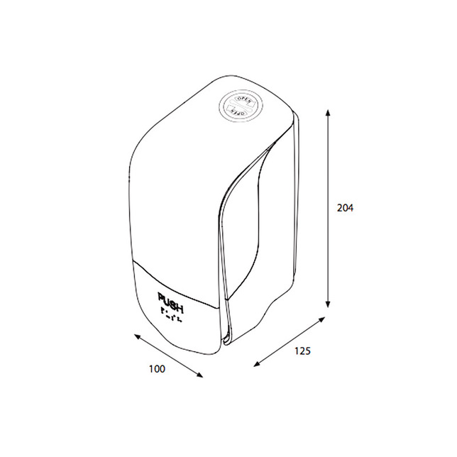90205/77335 Dávkovač na tekuté a penové mydlá 500ml/bez náplne