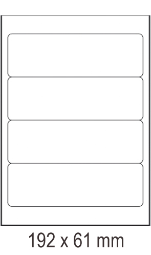 Print etikety biele A4