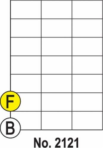 Print etikety biele A4