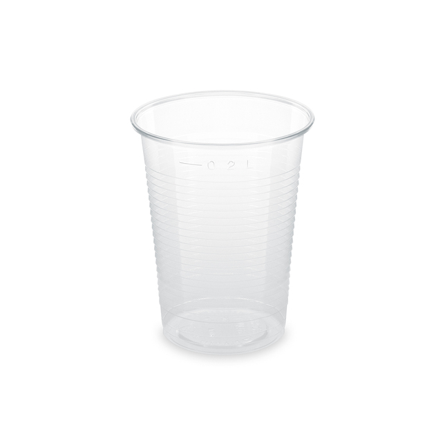 Pohár BIO bioplast priehladný 200ml bal.10ks 43002