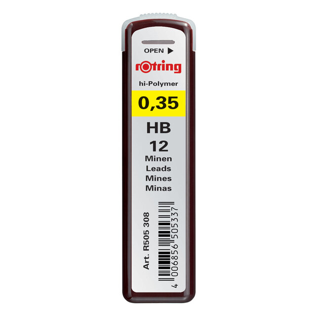 Tuhy Rotring 0,35 mm HB