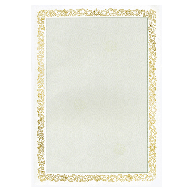 Certifikát Maory Z, zlatá potlač 170g papier A4 25 ks