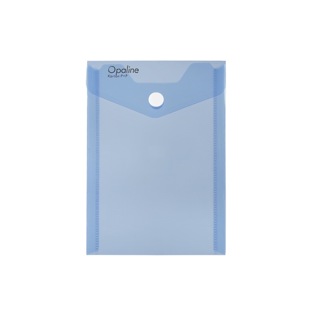 Plastová obálka A6 na výšku s cvočkom Opaline