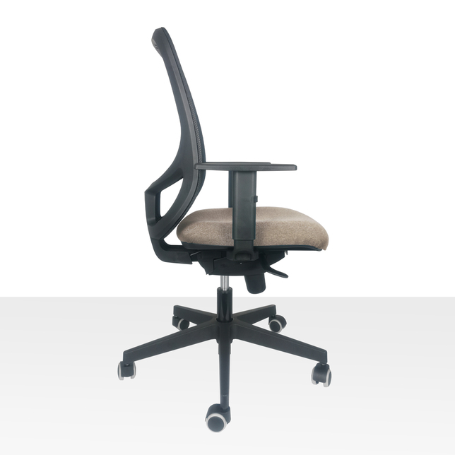 MANDY kancelárska stolička Synchro béžová s podrúčkami BOM14