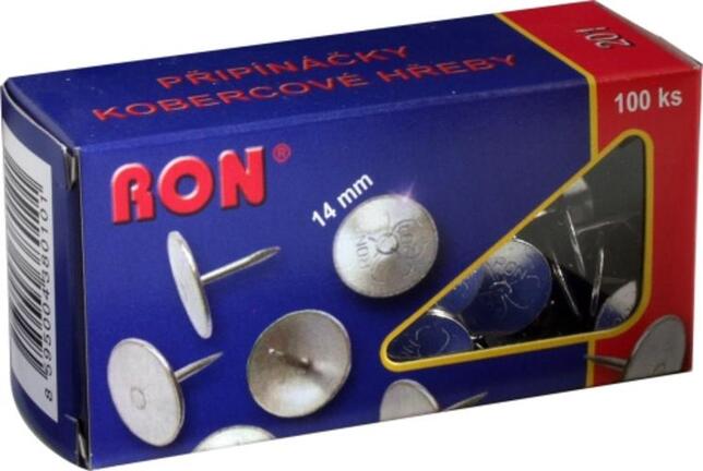 RON 201 pripinačky kobercové pr. 14mm bal. 100ks