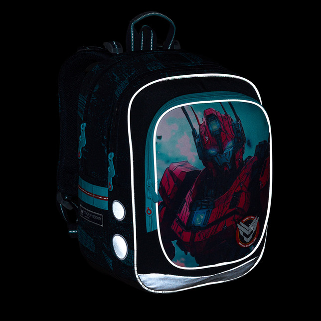 Ľahká školská taška Topgal ENDY s robotom 25075