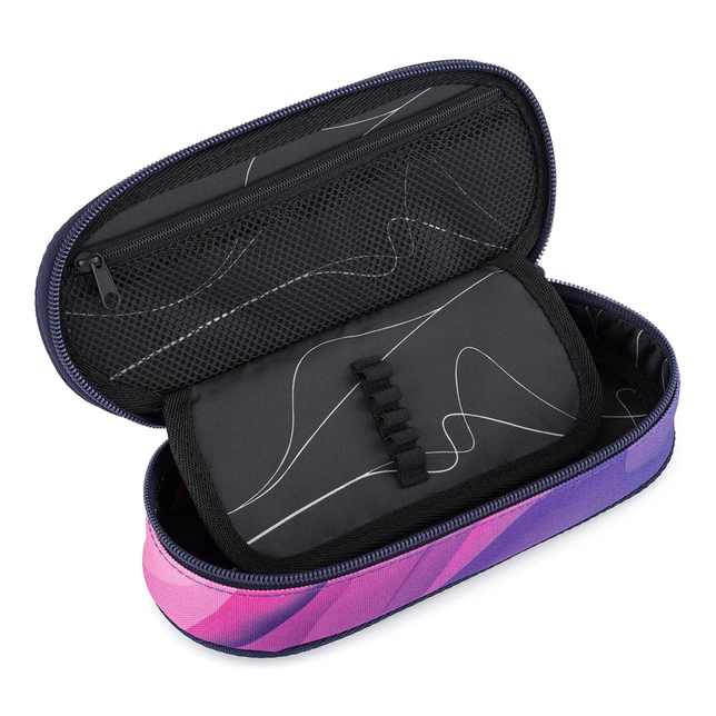 Študentský peračník Topgal ETUE ovál ružovofialový 25032