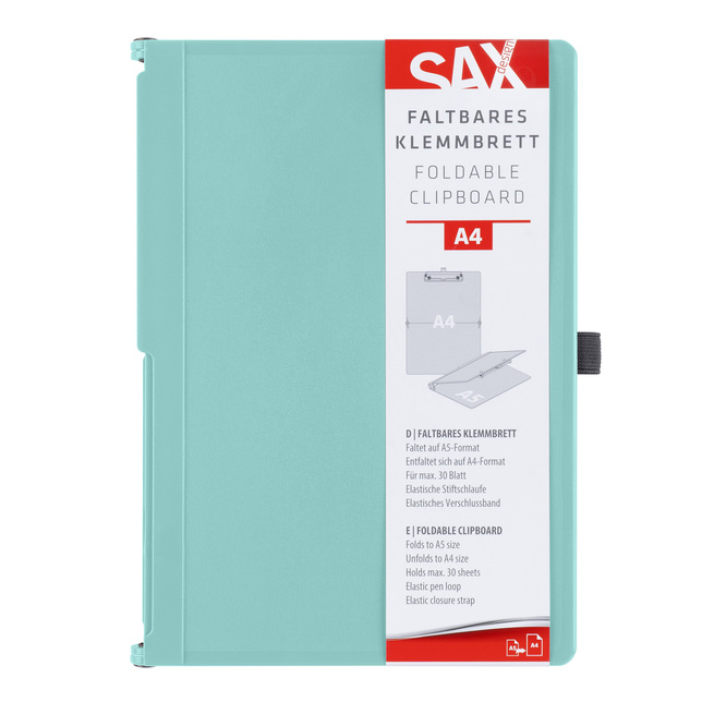 Összecsukható írópad A5-A4 aqua