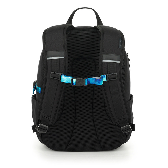 Študentský batoh Topgal VIKI čierny s modrými popruhmi 25037