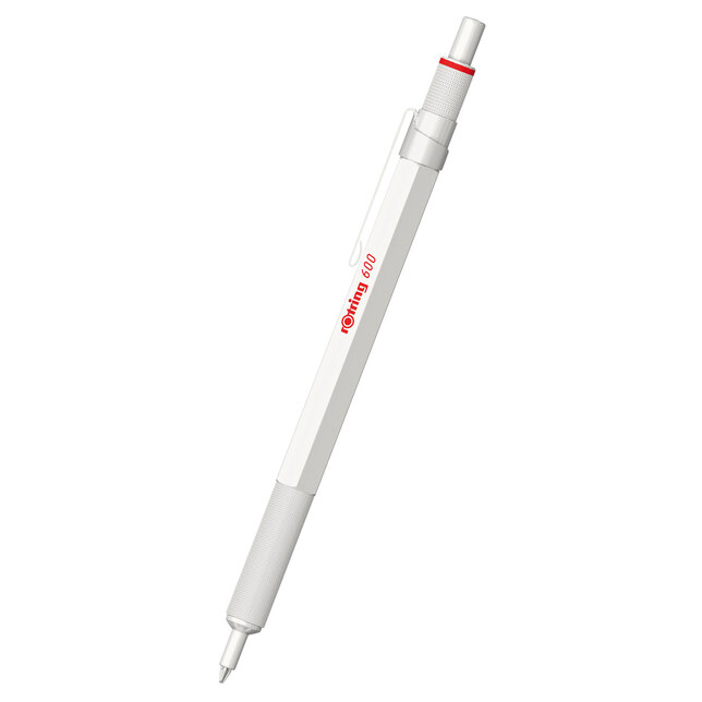 Guľôčkové pero Rotring 600 perleťová biela