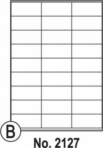 Print etikety biele A4