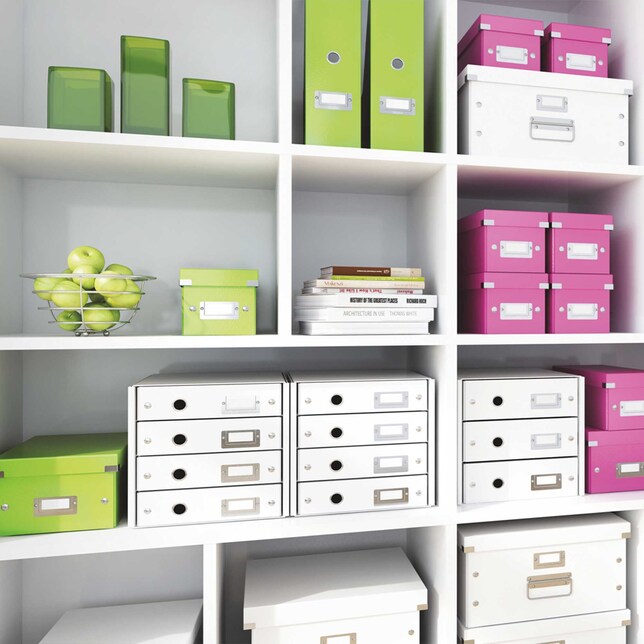 604901 Zásuvkový box 4 Click &amp; Store biela WOW