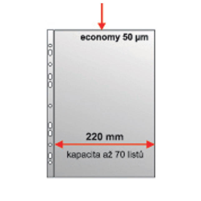 Euroobal A4+ MAXI matný 50mic. bal. 50ks