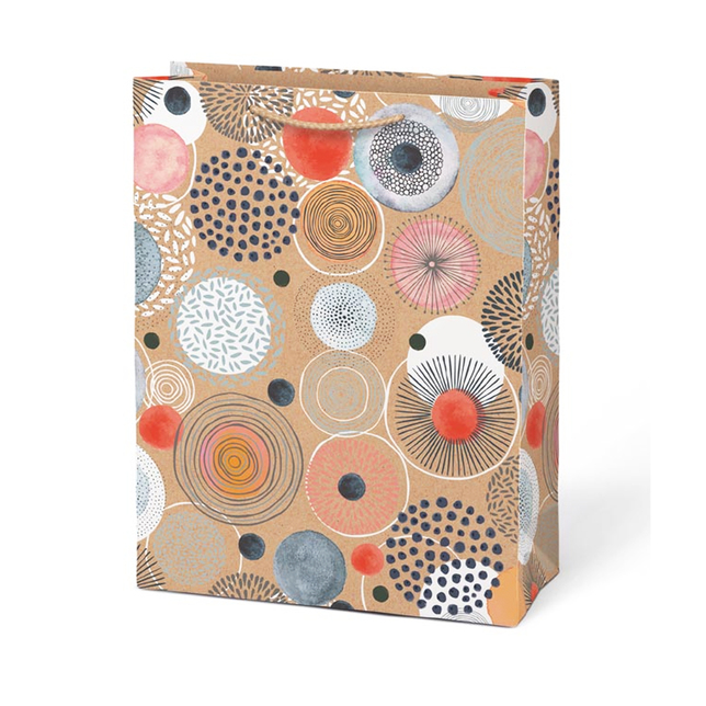 Taška darčeková L KRAFT mix č. 4 260x340x140 5251459