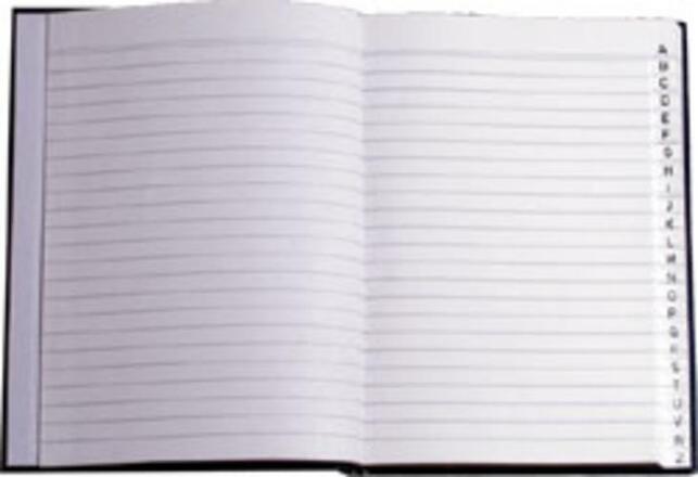 Záznamová kniha s registrom