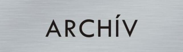 Štítok na dvere strieb.mat. 4x14cm text / ARCHÍV