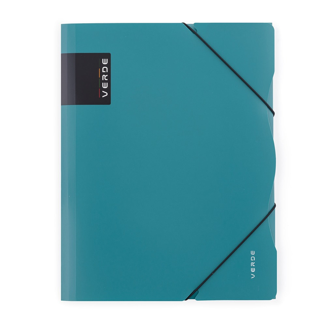 Plastový obal s gumičkou VERDE