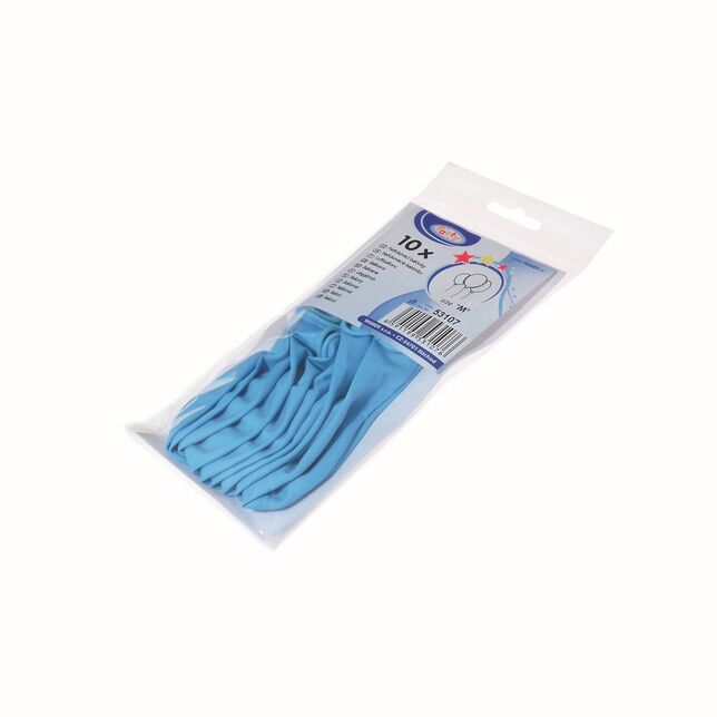 Nafukovací balónik pr.25cm modrý bal. 10ks 53107