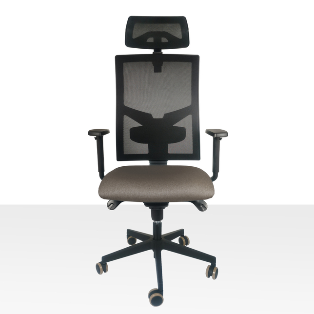 Game šéf kancelárska stolička šedohnedá do 150 kg