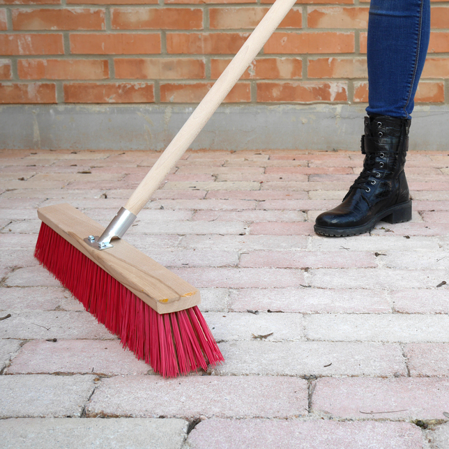 Metla cestárska 60 cm šikmo osadenou násadou 140cm