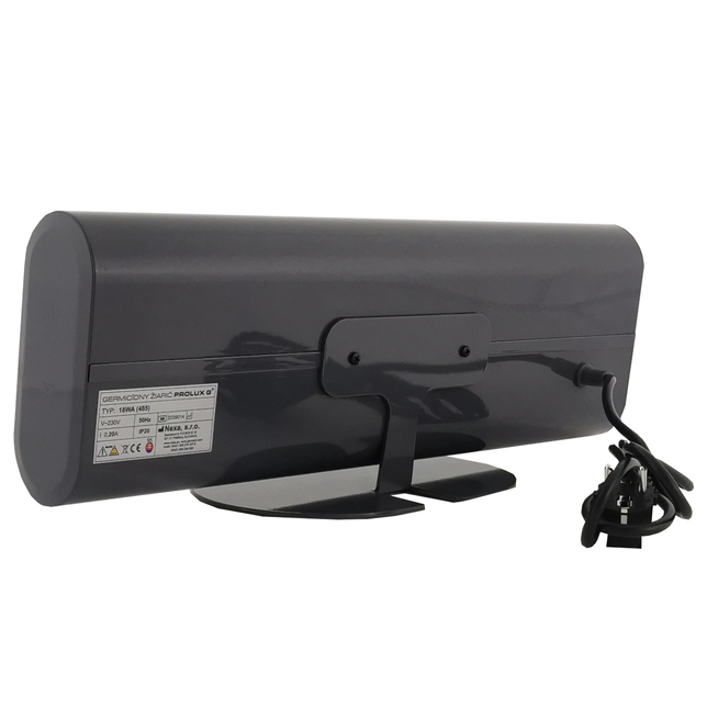 Germicídny žiarič PROLUX G18W stolový antracit Horizontál