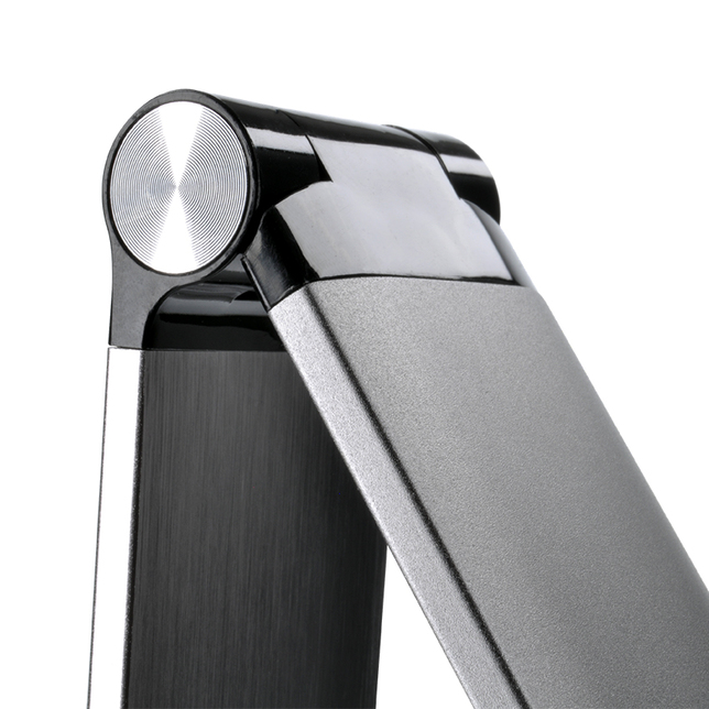 WO51S Led stolová lampa stmievateľná 11W, brúsený hliník