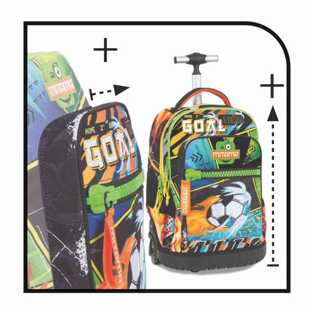 Školská taška na kolieskach MITAMA Ocean Vibes 8529794