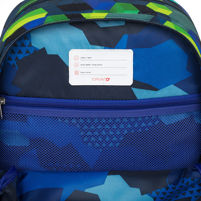 Ľahká školská taška Topgal ENDY PixelArt World 24015