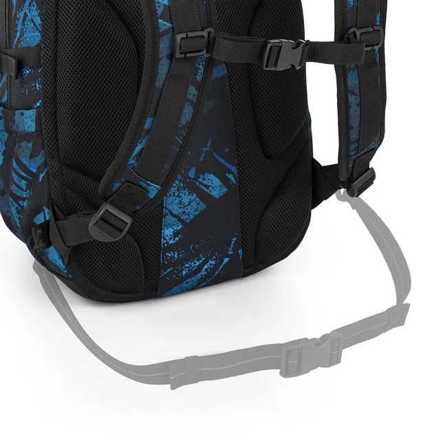 Topgal SKYE Blue Abstract 26044 iskolatáska