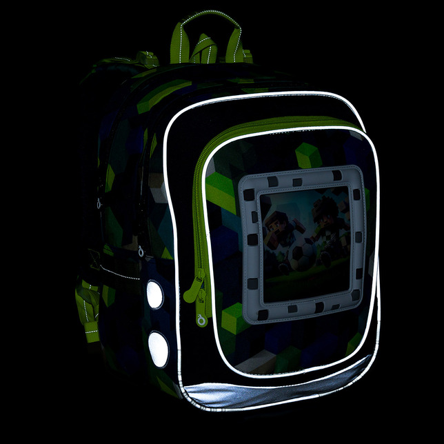 Ľahká školská taška Topgal ENDY PixelArt World 24015