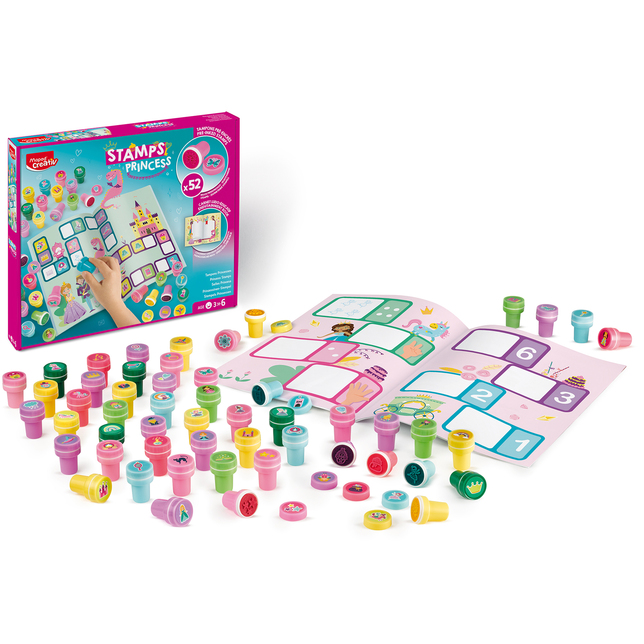 Sada Maped creativ Stamps Princess 52 ks razítok