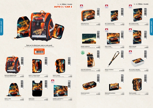 Box na zošity A5 JUMBO Auto 2