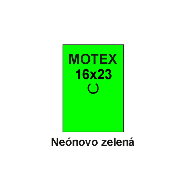 Etikety cenovkové 16x23 MOTEX