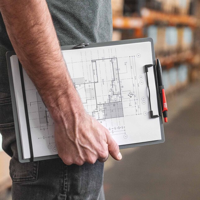 Skladacia písacia podložka A5-A4 grapefruit