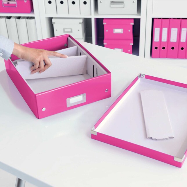 Škatuľa s 2-4 priehr. Click&amp;Store WOW