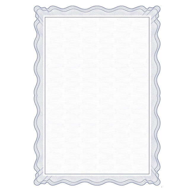 Certifikát Gilosz modrý 170g papier A4/ 25 ks