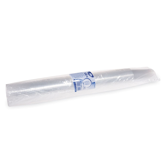 Plastový pohár priehĺadný 0,2l bal.100ks 73212