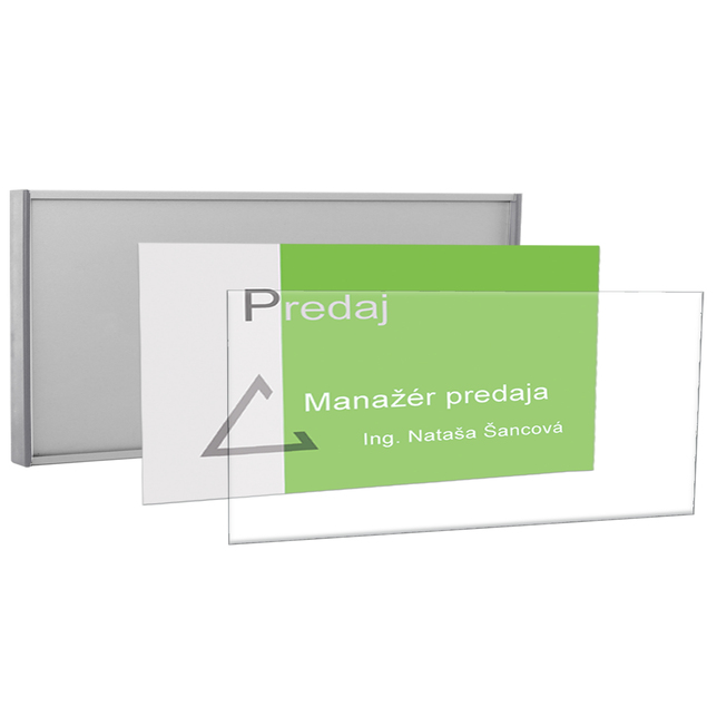 Menovky k dverám Economy 93mm zásuvné