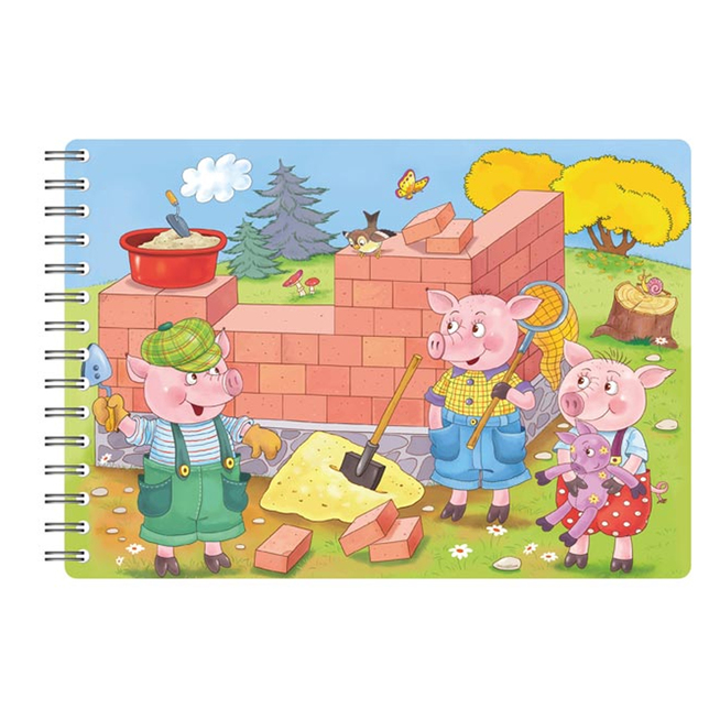 Blok na malovanie vodou rozprávky 4B, 15x19cm so špirálou 5301092