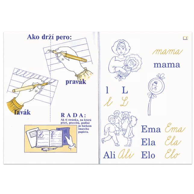 Zošity sada 6ks - Písmenká moji kamaráti A5