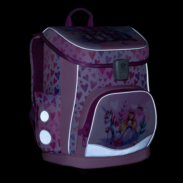 Školská aktovka Topgal DIDI s princeznou a jednorožcom 26001