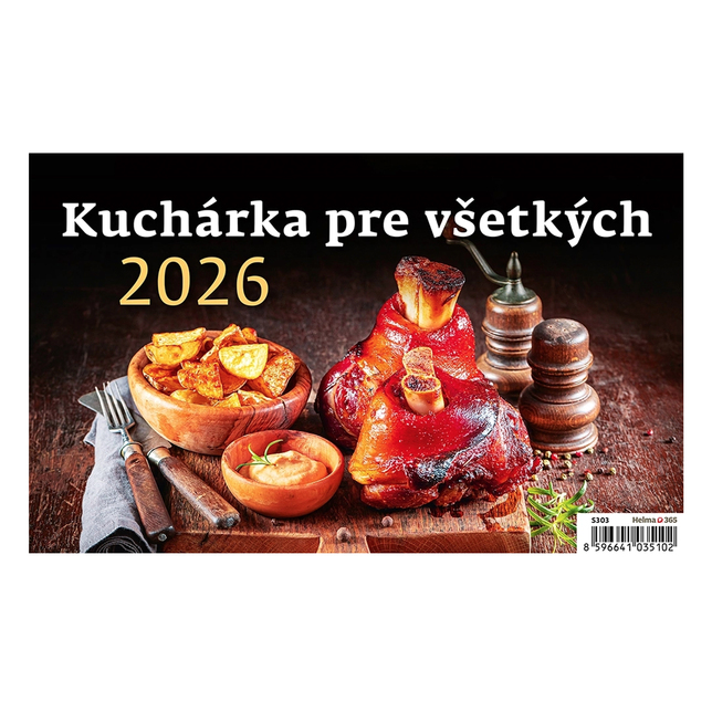 Kalendár stolový Kuchárka pre všetkých S303-26 / 2026