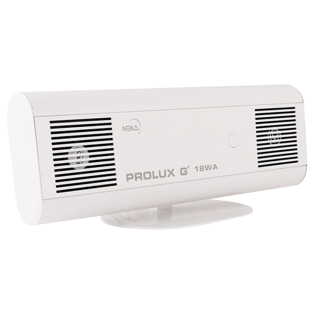 Germicídny žiarič PROLUX G18W stolový biely Horizontál