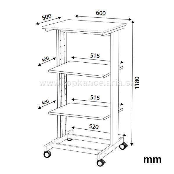 Stojan pod tlačiareň Stand 1