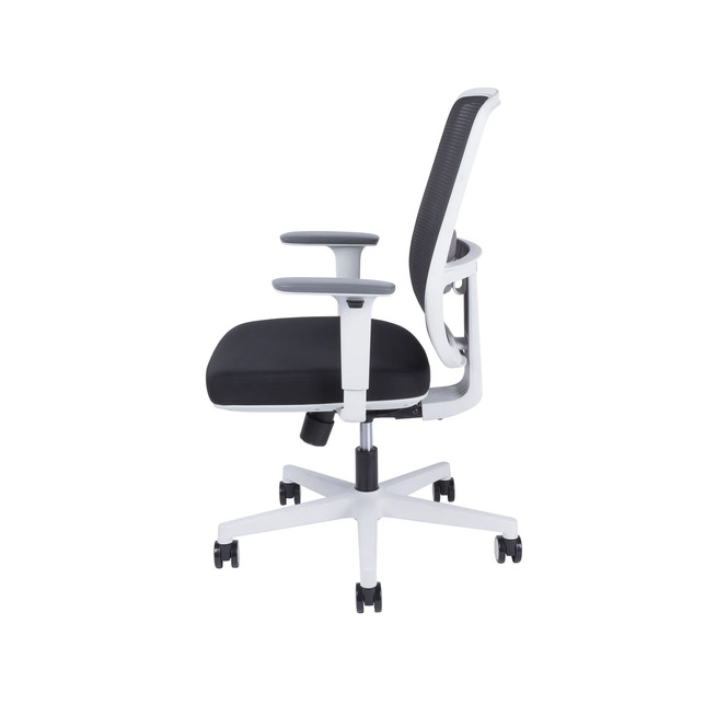 KANTO WHITE BP kancelárska stolička bez podhlavníka čierna